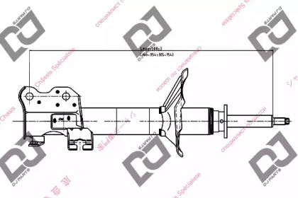 Амортизатор DJ PARTS DS1132GS